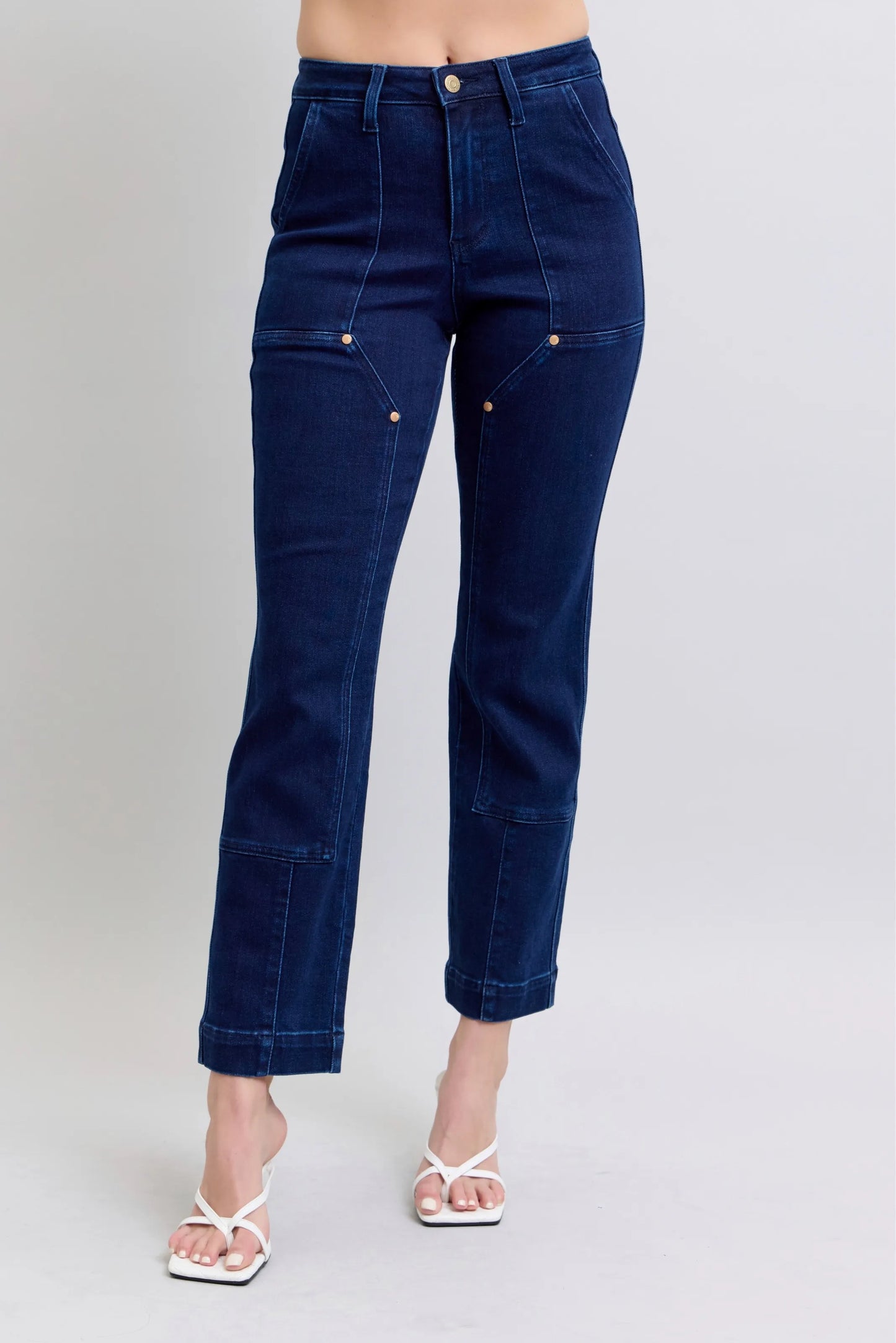 Get trendy with Full Size Work Wear Straight Jeans - Jeans available at Styles Code. Grab yours today!