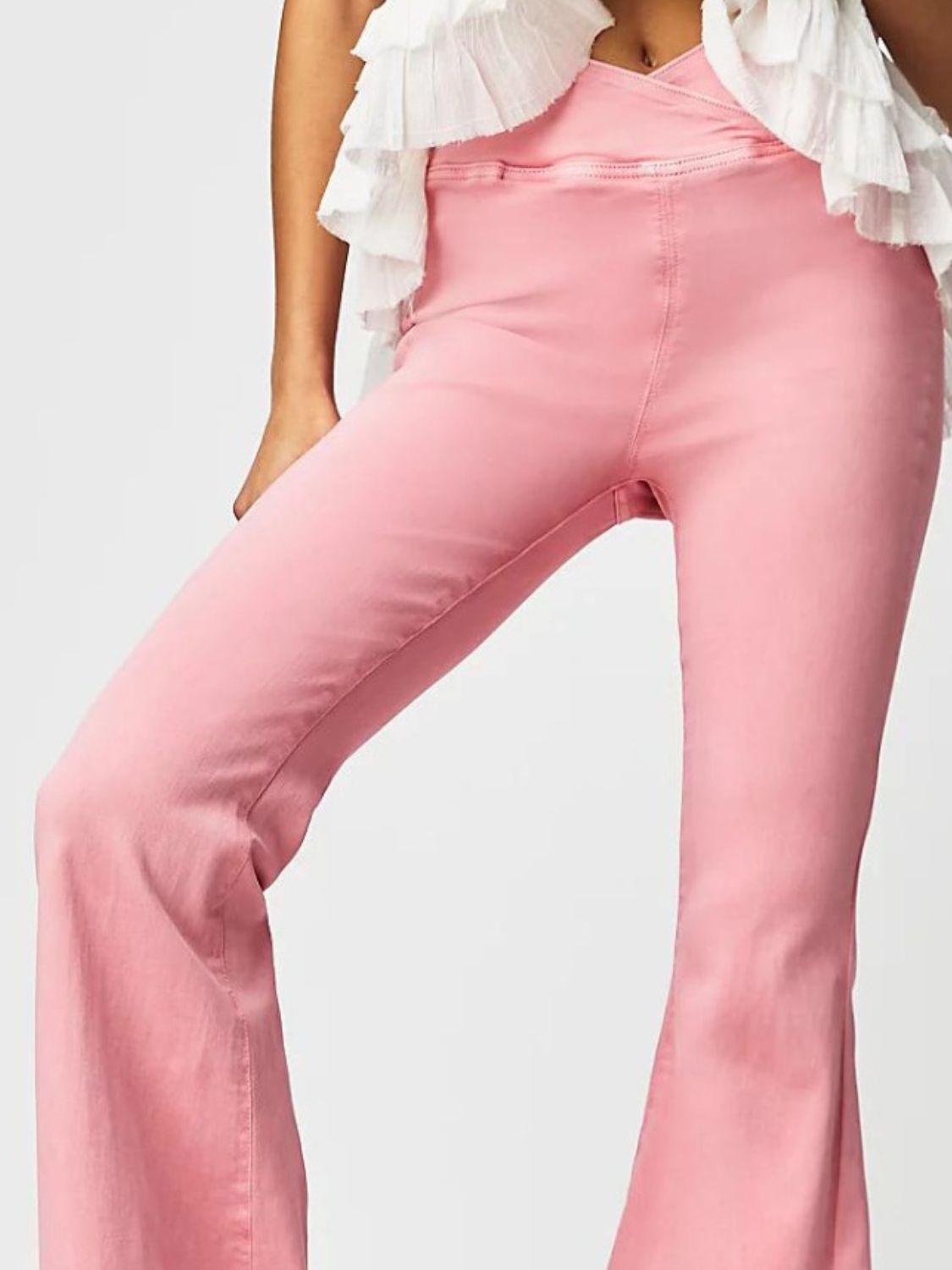Get trendy with Asymmetric Waist Flare Jeans - available at Styles Code. Grab yours today!