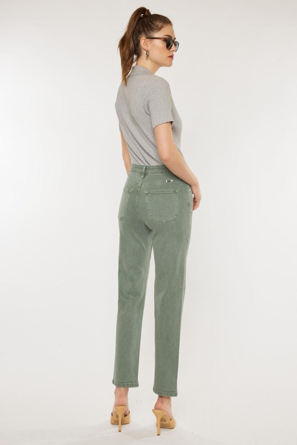 Get trendy with Ultra High Rise Straight Jeans - Jeans available at Styles Code. Grab yours today!