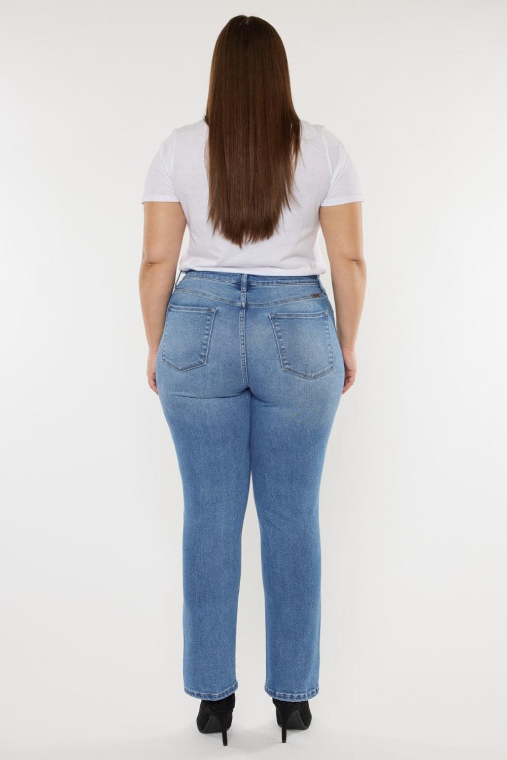 Get trendy with Full Size High Waist Jeans - Plus Size available at Styles Code. Grab yours today!