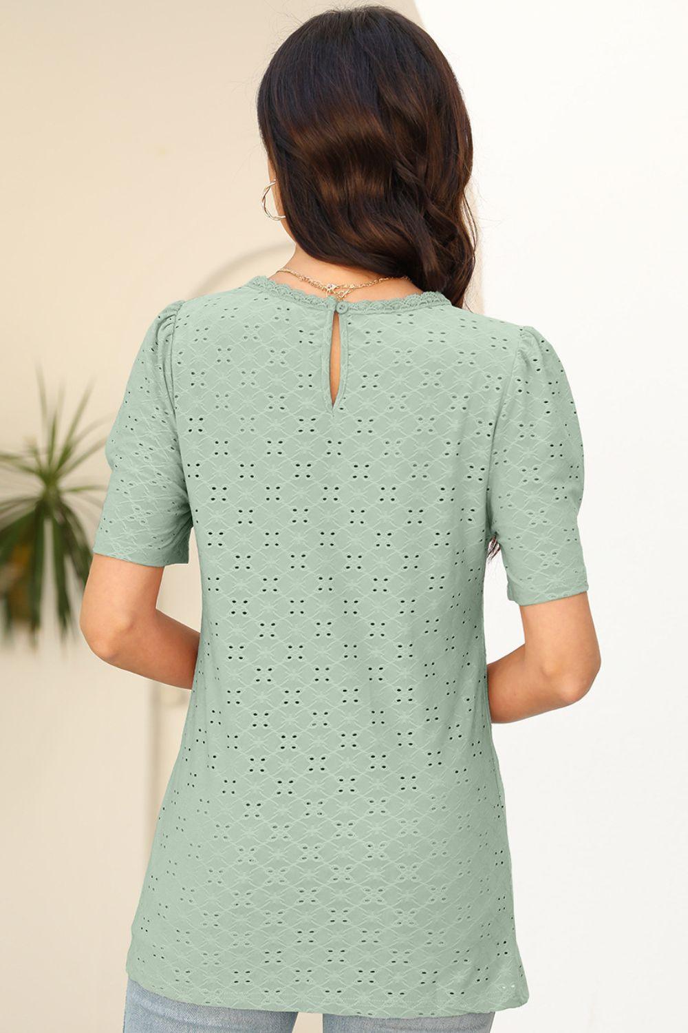Get trendy with Round Neck Short Sleeve T-Shirt - T-Shirt available at Styles Code. Grab yours today!