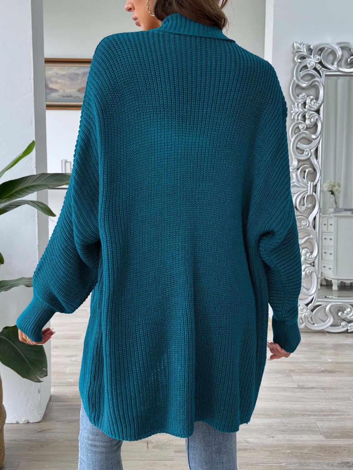 Get trendy with Open Front Long Sleeve Cardigan - available at Styles Code. Grab yours today!