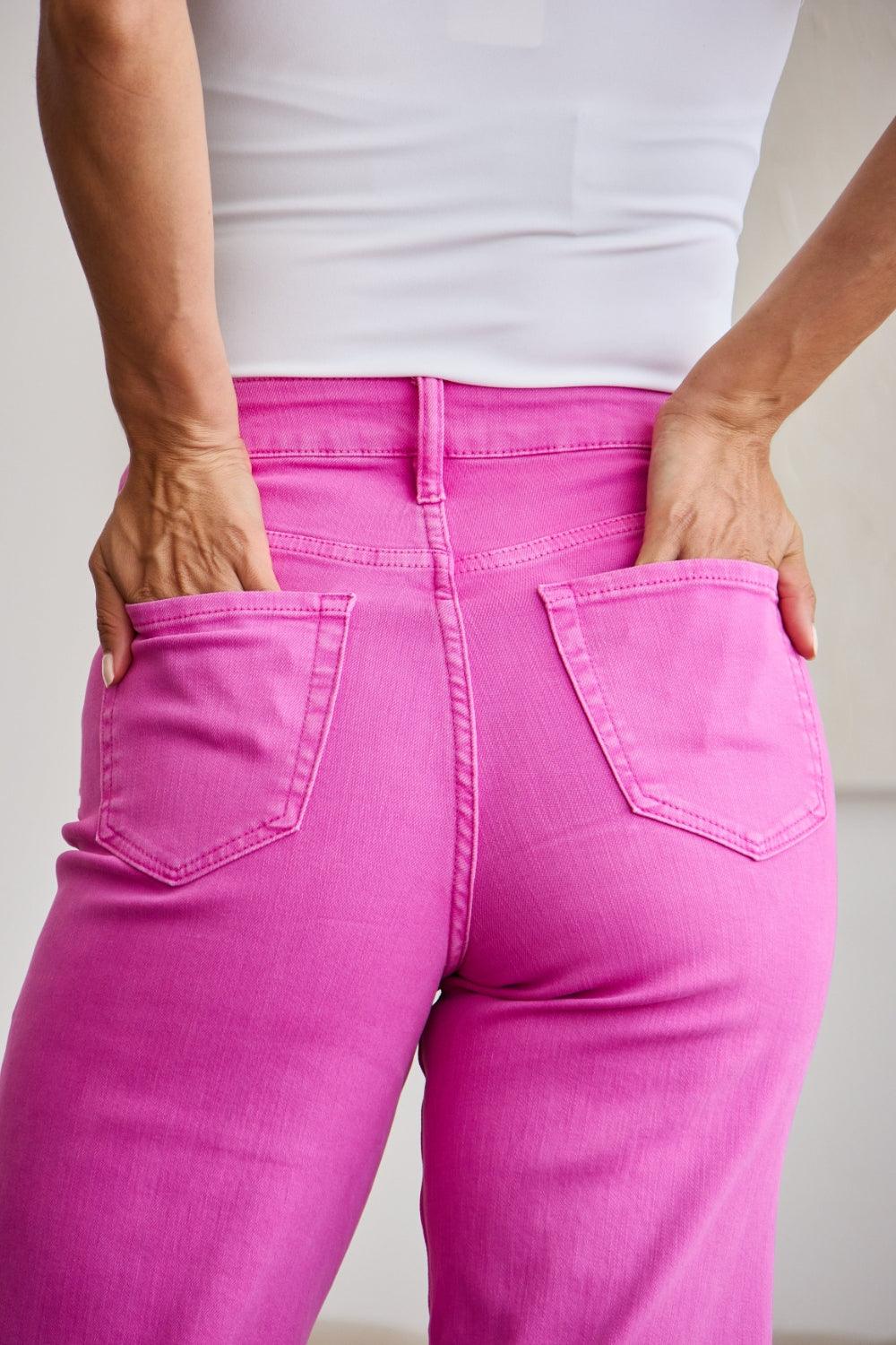 Get trendy with Full Size Tummy Control High Waist Jeans - Plus Size available at Styles Code. Grab yours today!