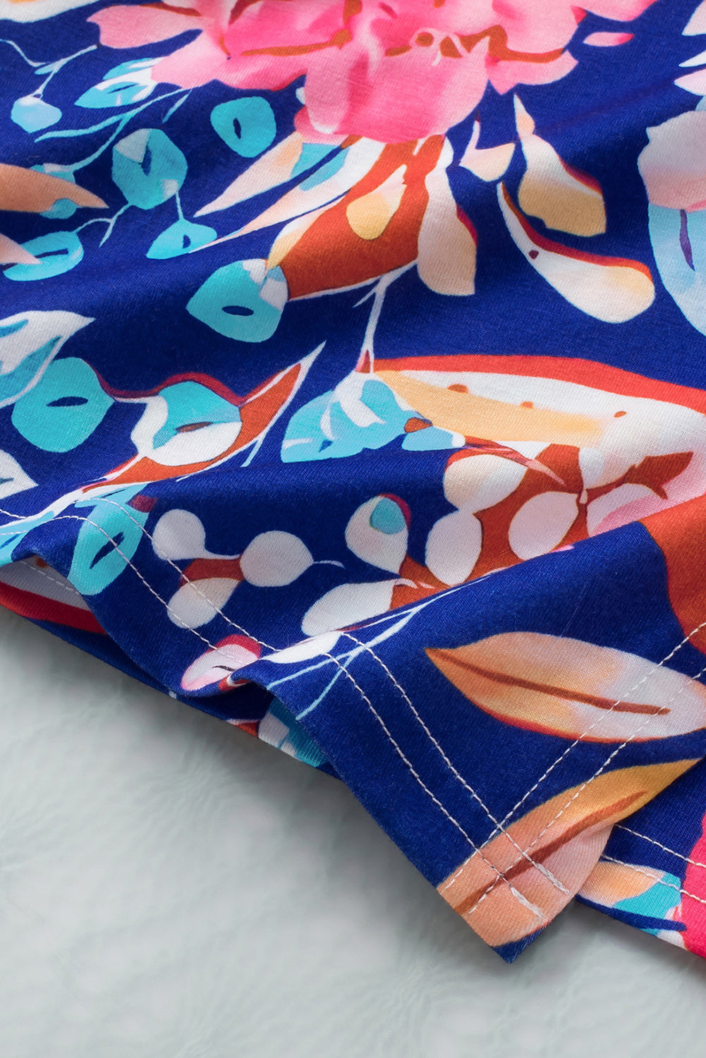Get trendy with Floral Tied Mini Skirt - Skirts available at Styles Code. Grab yours today!