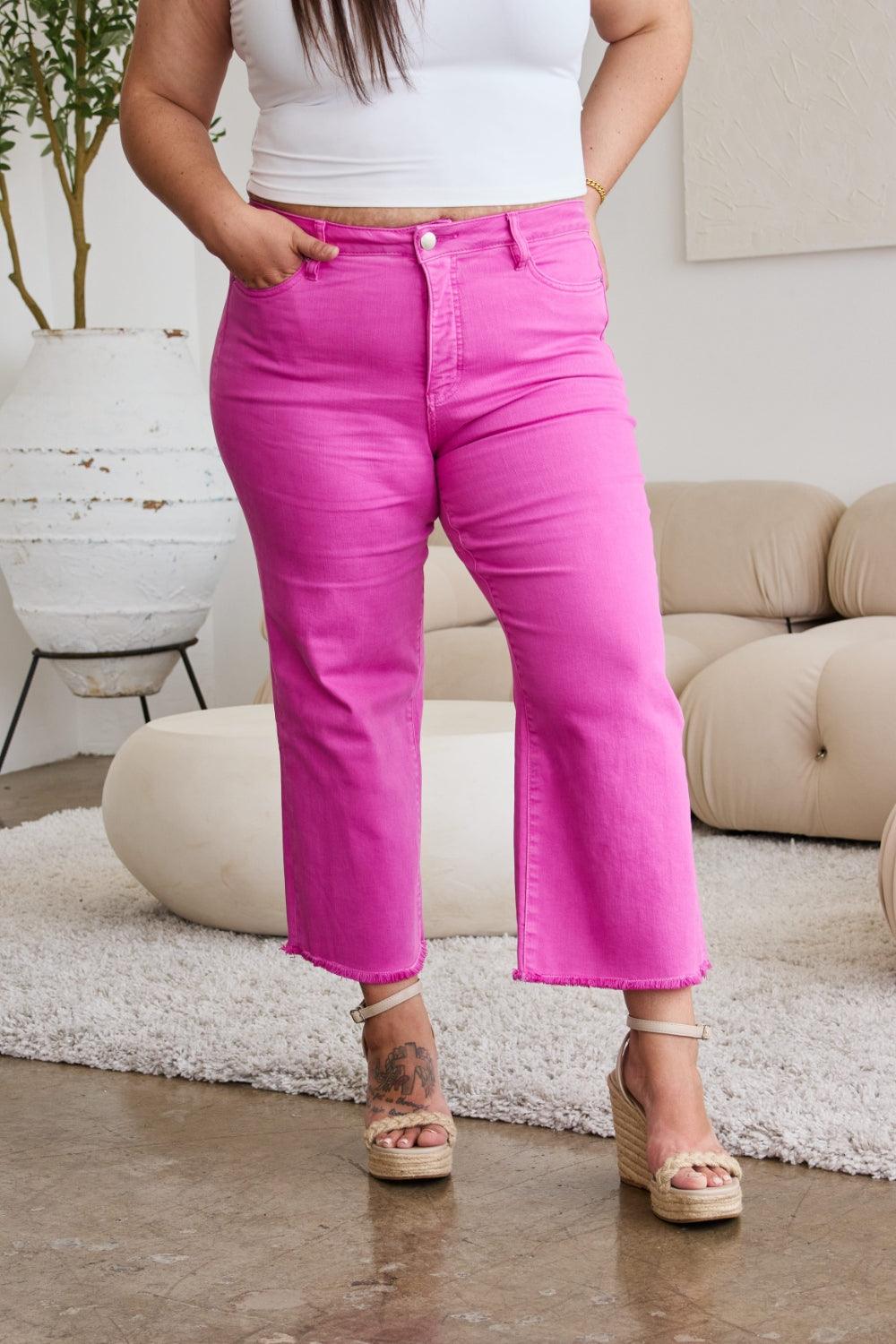 Get trendy with Full Size Tummy Control High Waist Jeans - Plus Size available at Styles Code. Grab yours today!