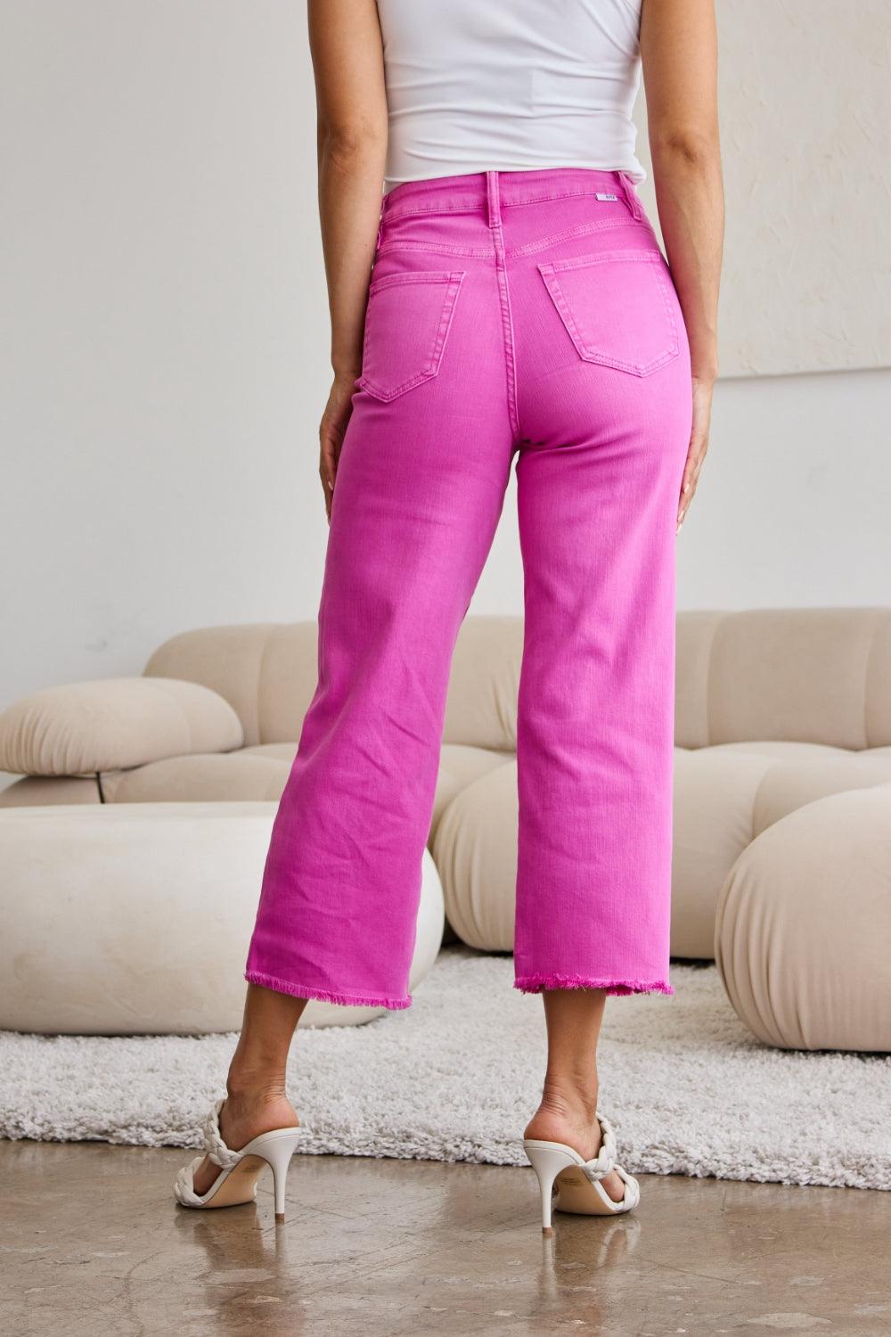 Get trendy with Full Size Tummy Control High Waist Jeans - Plus Size available at Styles Code. Grab yours today!