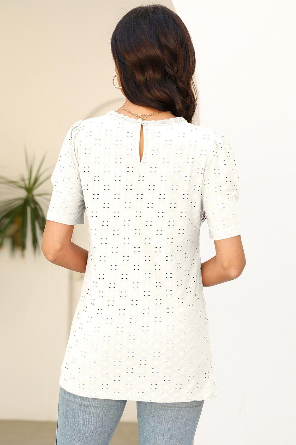 Get trendy with Round Neck Short Sleeve T-Shirt - T-Shirt available at Styles Code. Grab yours today!