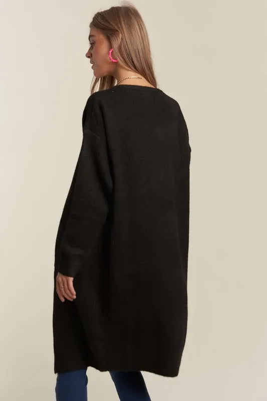 Get trendy with Two Tone Open Cardigan - available at Styles Code. Grab yours today!