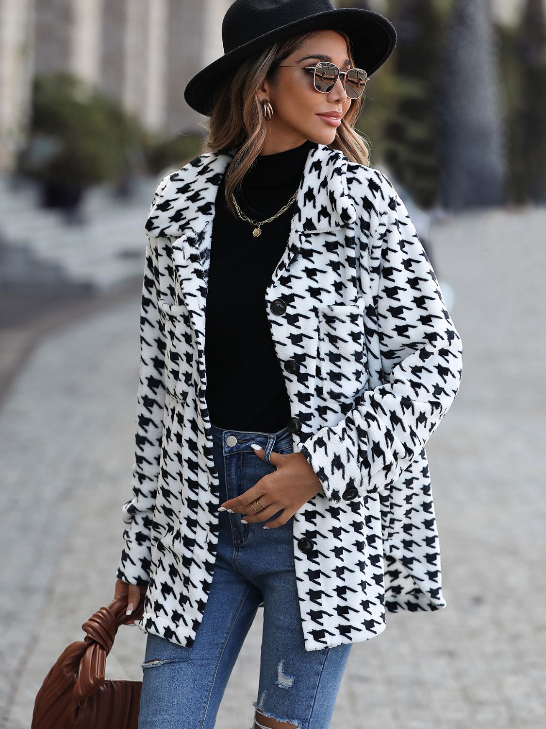 Get trendy with Button Down Jacket - Jacket available at Styles Code. Grab yours today!