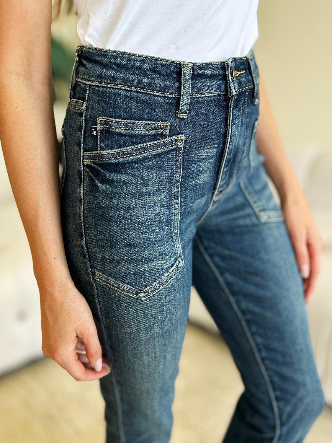 Get trendy with Full Size High Waist Skinny Jeans - Plus Size available at Styles Code. Grab yours today!