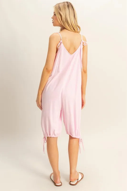 Get trendy with V-Neck Pocket Detail Romper - Jumpsuit available at Styles Code. Grab yours today!