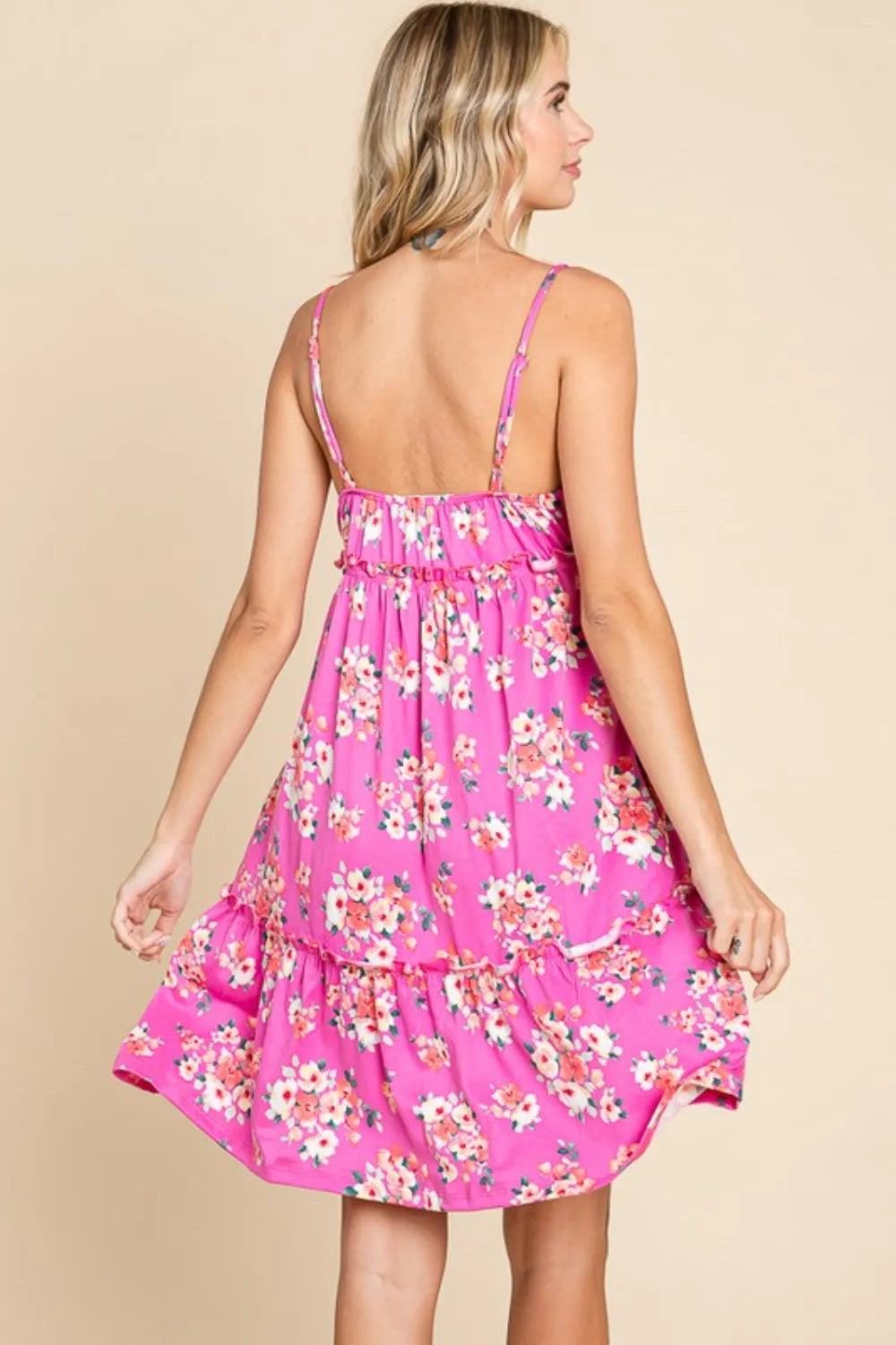 Get trendy with Full Size Floral Cami Dress - Dress available at Styles Code. Grab yours today!