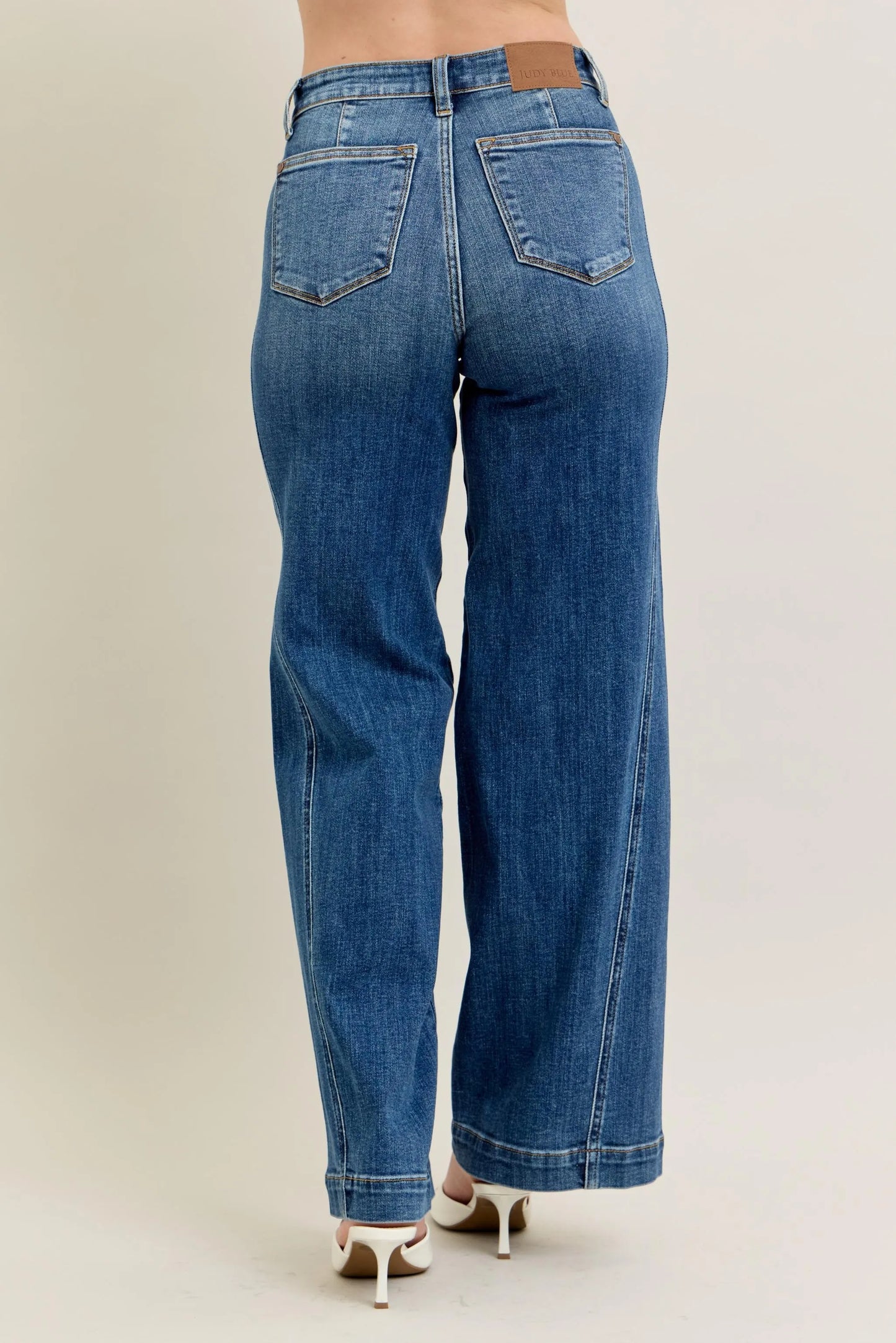 Get trendy with Full Size Wide Leg Jeans - Jeans available at Styles Code. Grab yours today!
