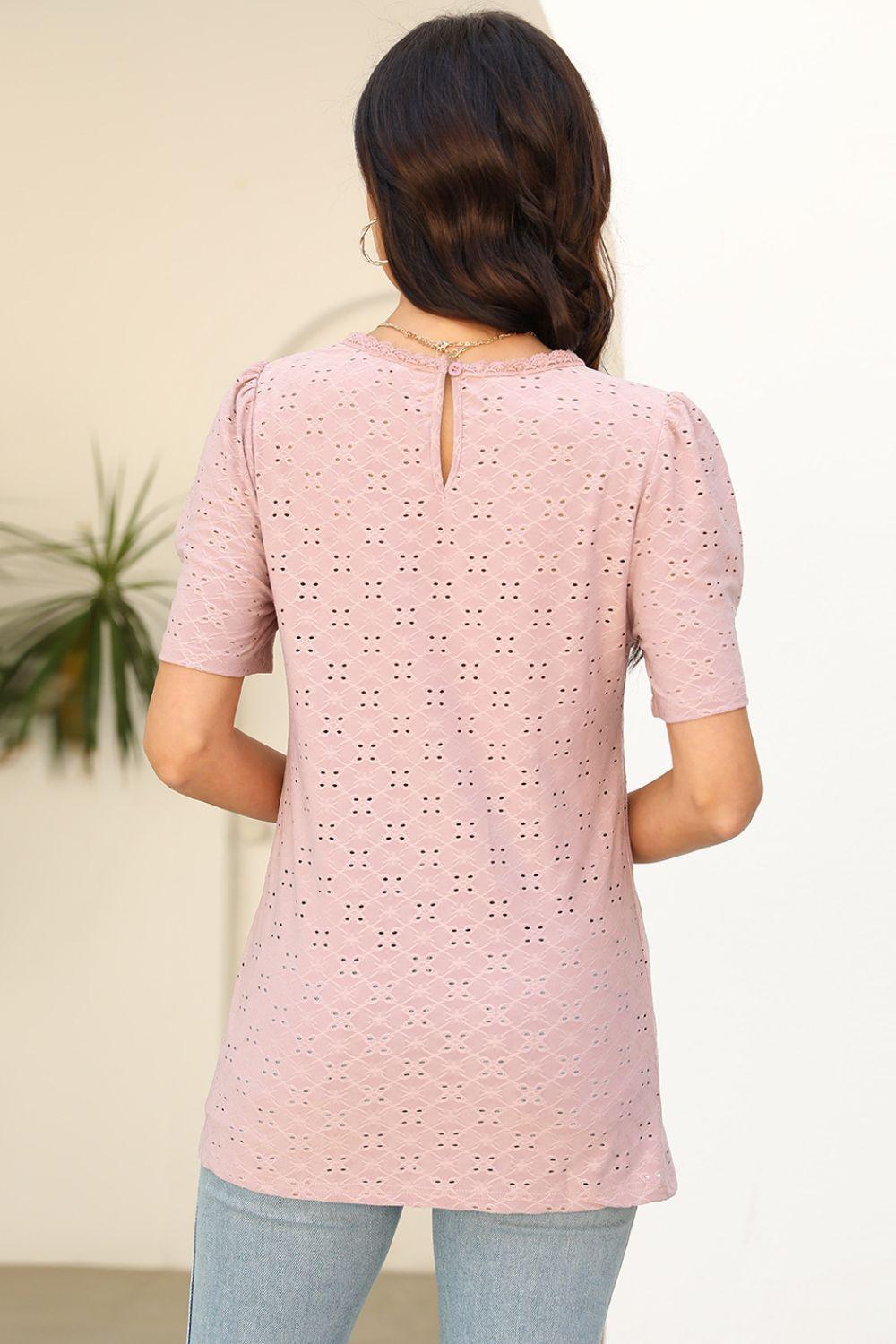 Get trendy with Round Neck Short Sleeve T-Shirt - T-Shirt available at Styles Code. Grab yours today!