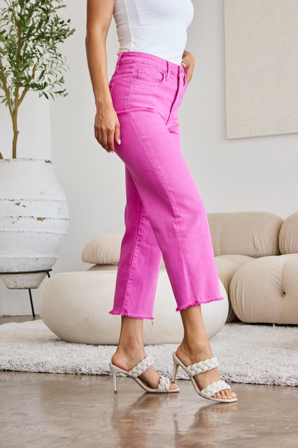 Get trendy with Full Size Tummy Control High Waist Jeans - Plus Size available at Styles Code. Grab yours today!