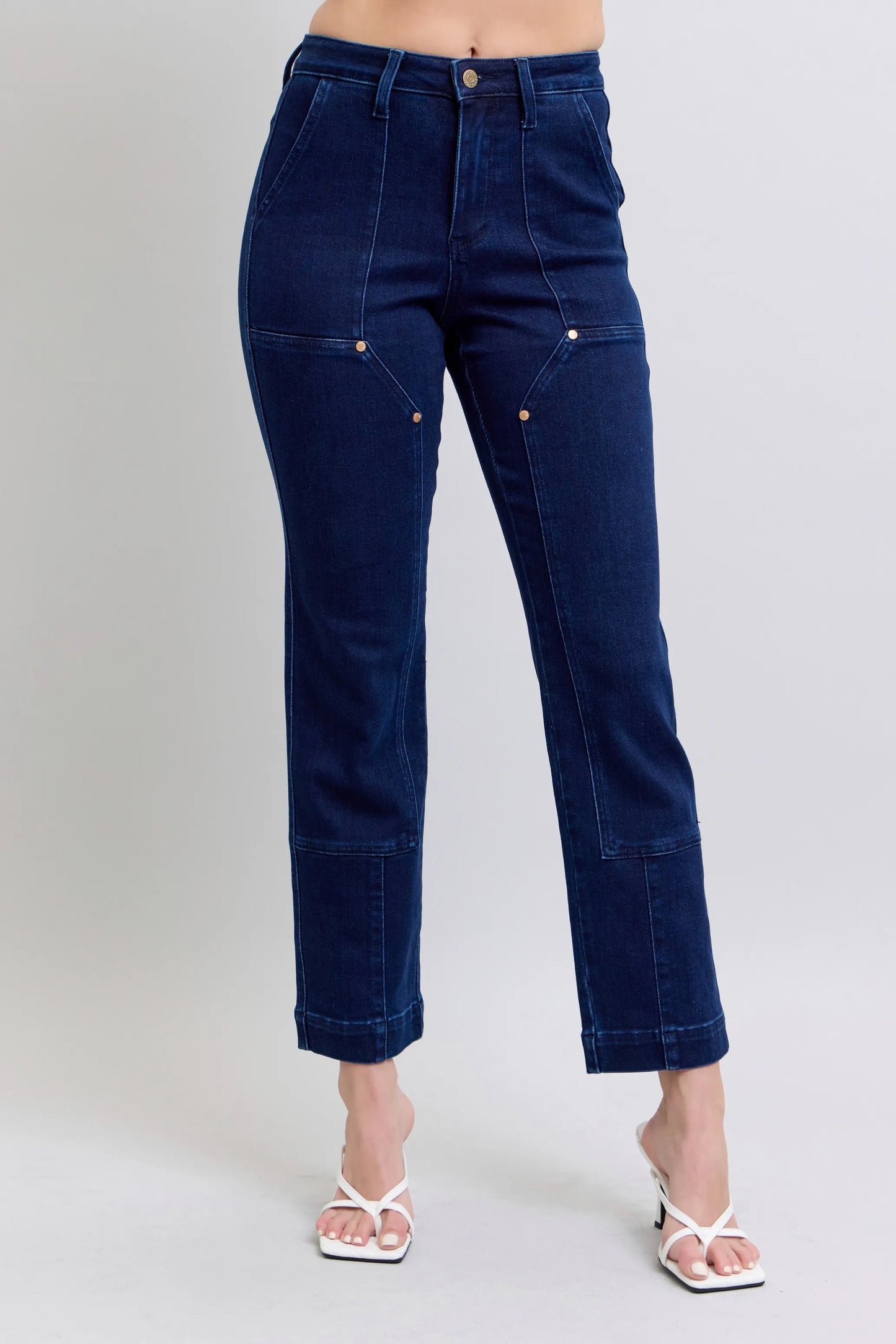 Get trendy with Full Size Work Wear Straight Jeans - Jeans available at Styles Code. Grab yours today!