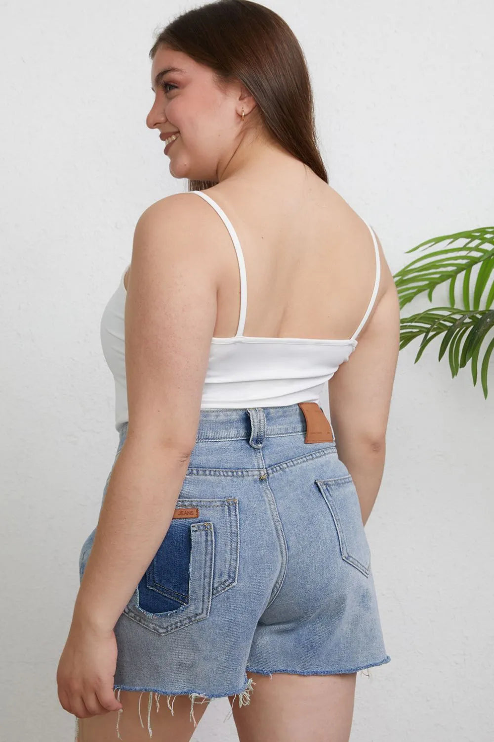 Get trendy with Full Size Round Neck Slim Cami - Top available at Styles Code. Grab yours today!