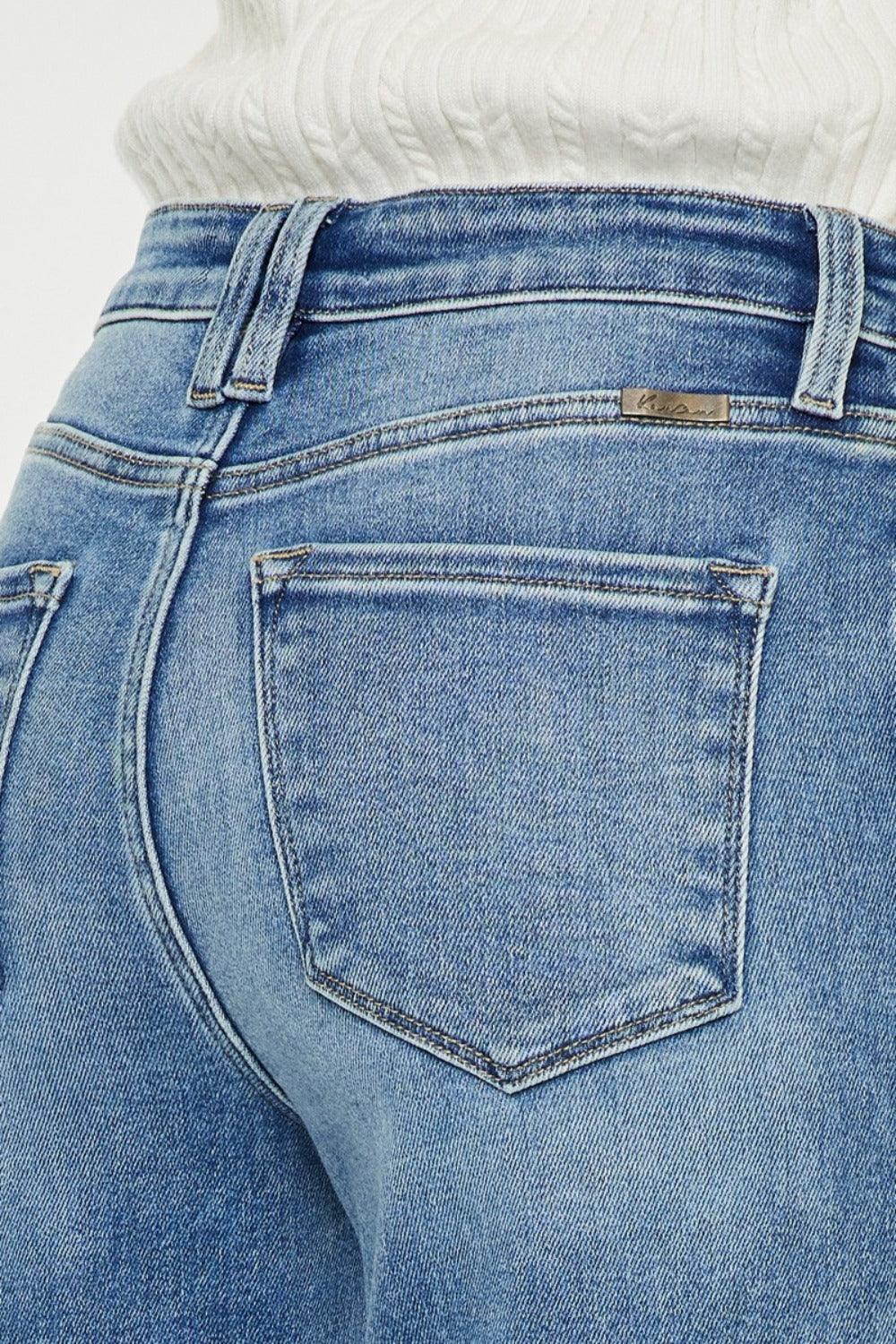 Get trendy with High Rise Wide Leg Jeans - Jeans available at Styles Code. Grab yours today!