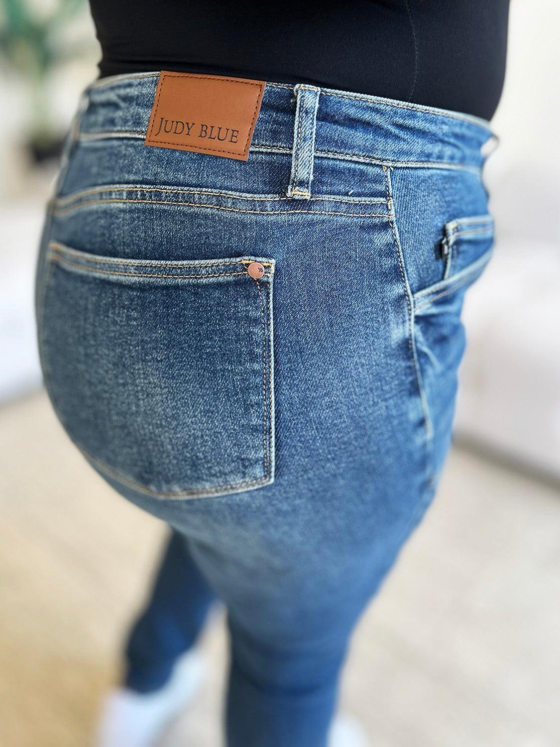Get trendy with Full Size High Waist Skinny Jeans - Plus Size available at Styles Code. Grab yours today!
