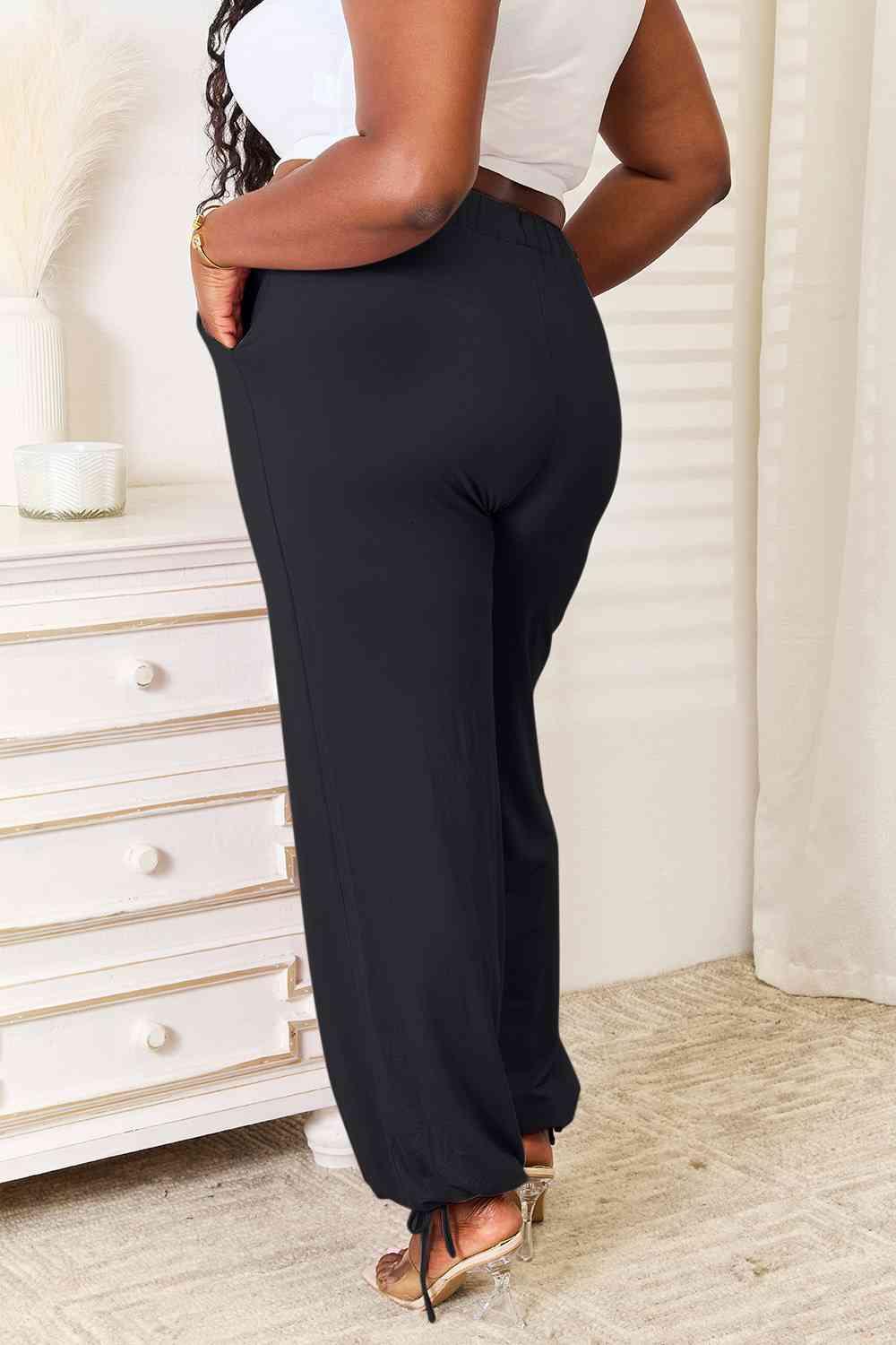 Get trendy with Full Size Rayon Drawstring Pants - Bottoms available at Styles Code. Grab yours today!