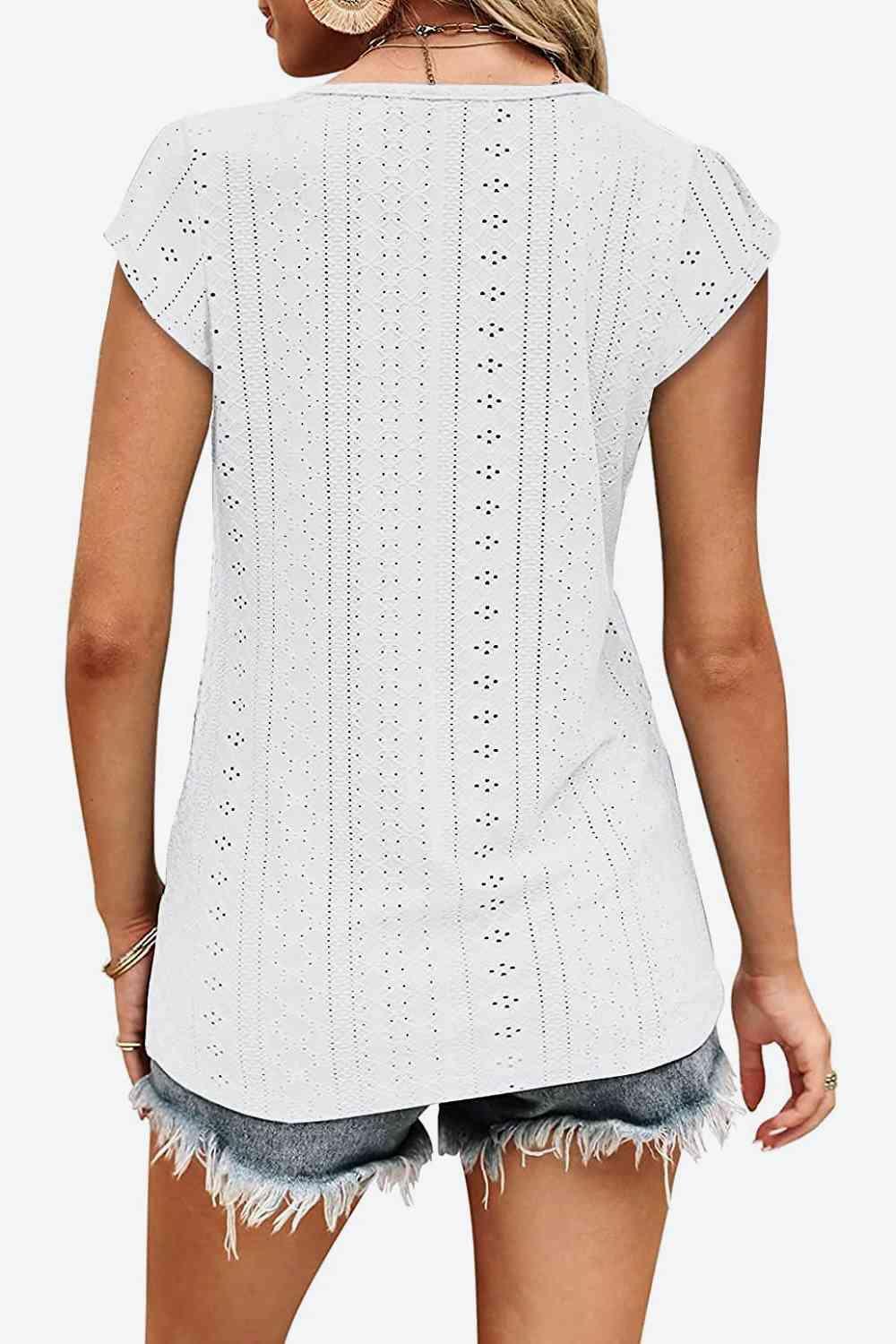 Get trendy with Contrast V-Neck Tee - T-Shirt available at Styles Code. Grab yours today!