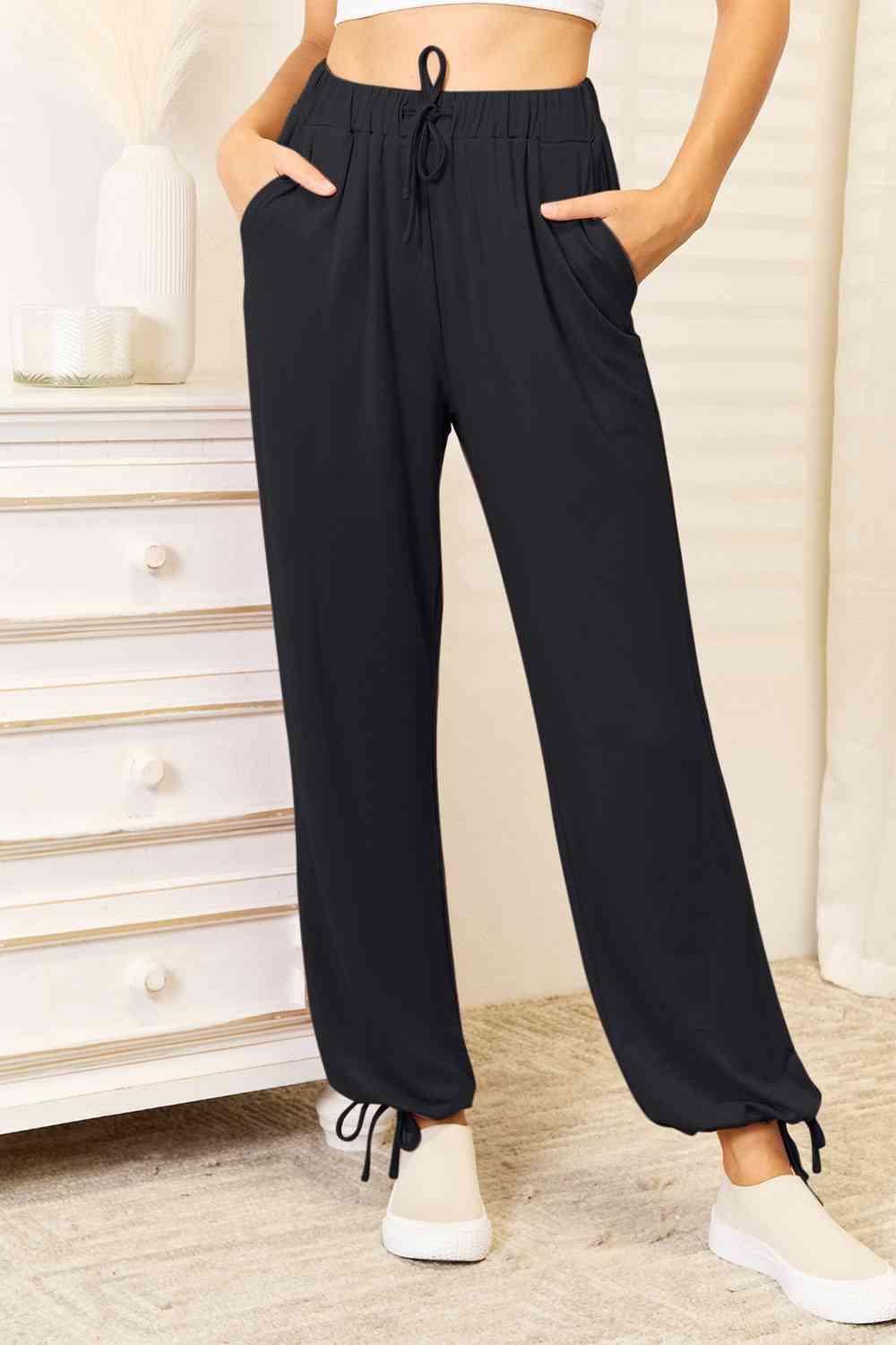 Get trendy with Full Size Rayon Drawstring Pants - Bottoms available at Styles Code. Grab yours today!