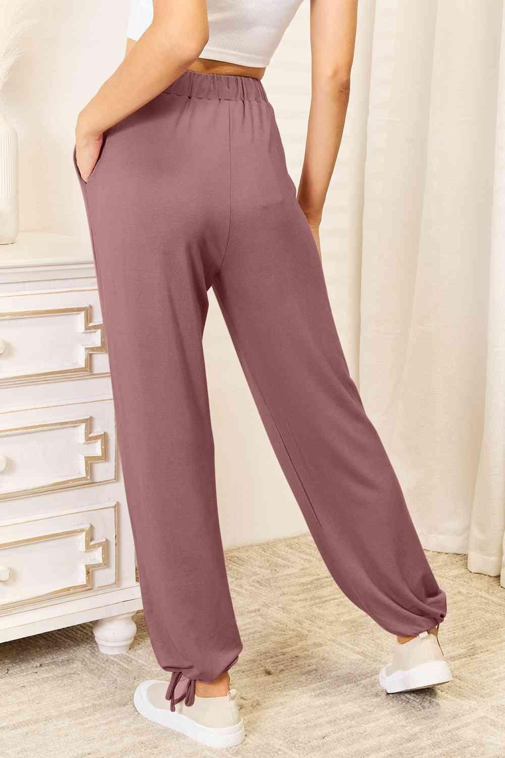 Get trendy with Full Size Rayon Drawstring Pants - Bottoms available at Styles Code. Grab yours today!