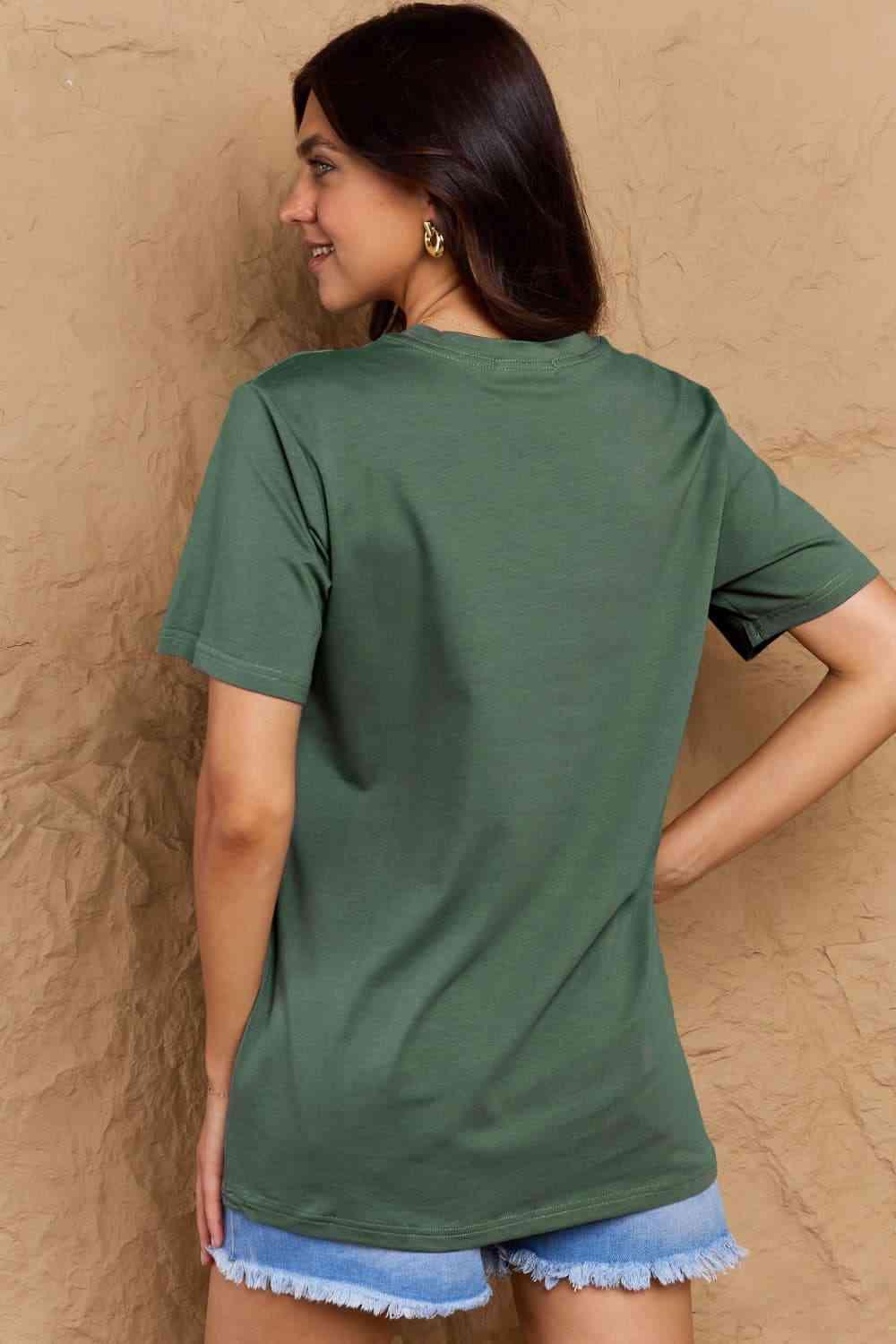 Get trendy with Full Size TEACH LOVE INSPIRE Graphic Cotton T-Shirt - T-Shirt available at Styles Code. Grab yours today!