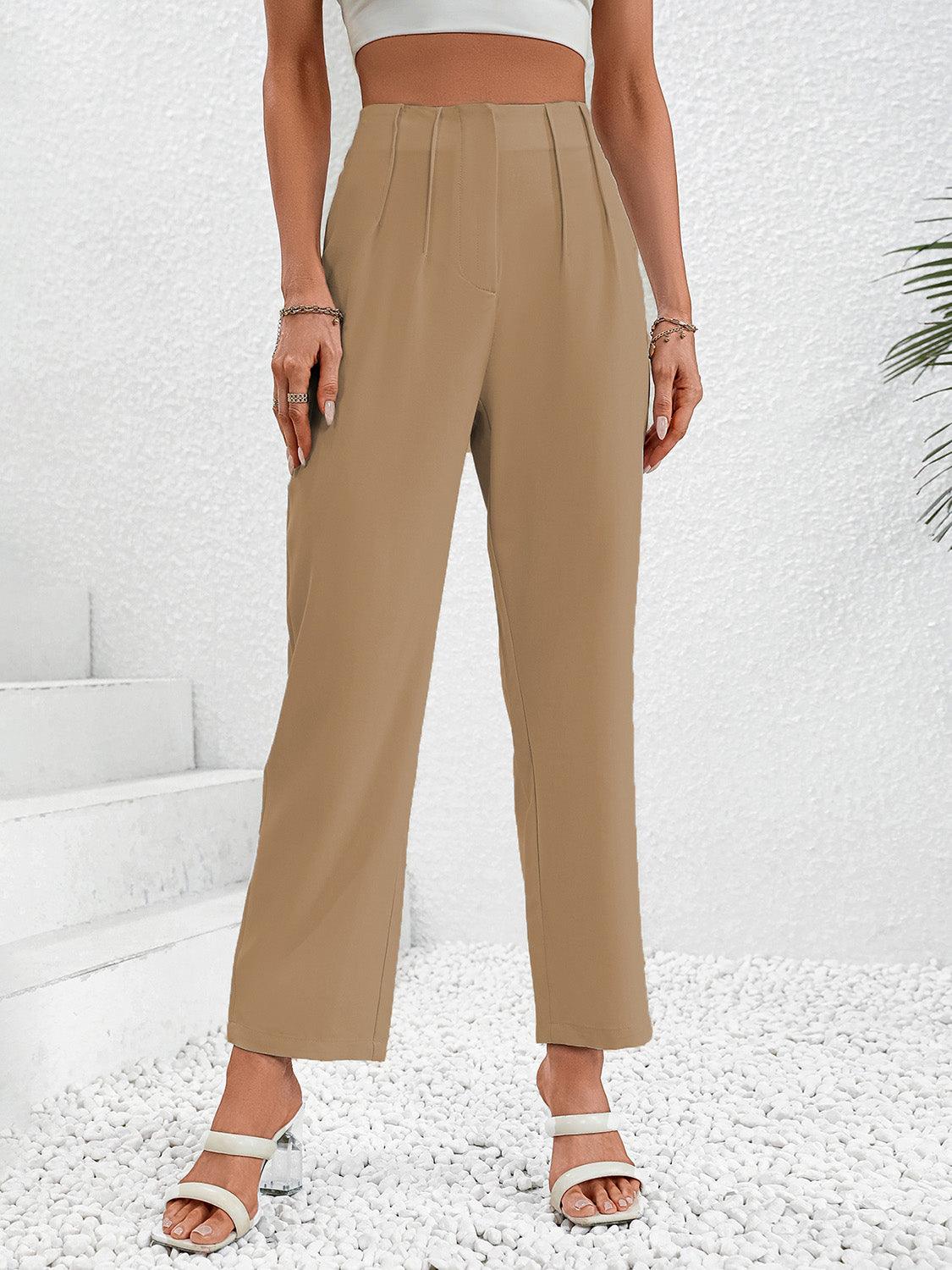 Get trendy with Ruched Long Pants - Bottoms available at Styles Code. Grab yours today!