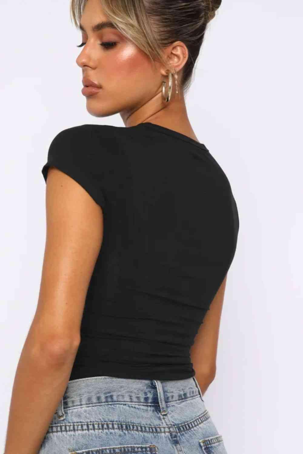 Get trendy with Crewneck Short Sleeve Tee - T-Shirt available at Styles Code. Grab yours today!