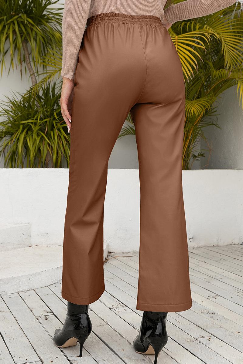 Get trendy with Drawstring Wide Leg Long Pants - Bottoms available at Styles Code. Grab yours today!