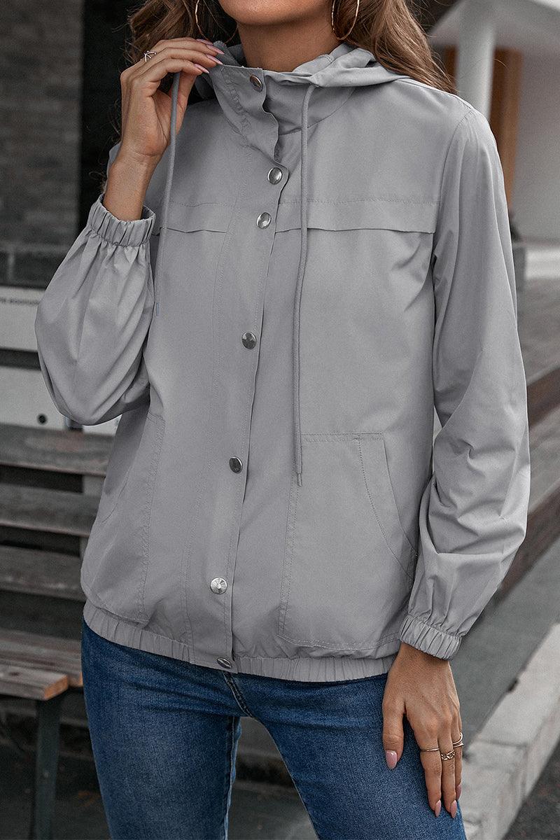Get trendy with Button-Down Long Sleeve Sports Jacket - Jackets available at Styles Code. Grab yours today!
