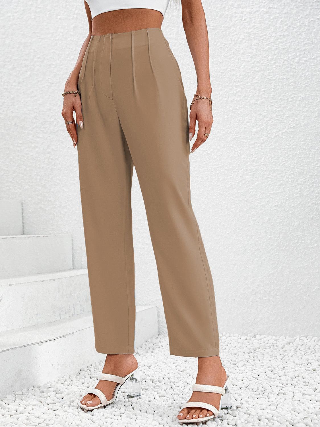 Get trendy with Ruched Long Pants - Bottoms available at Styles Code. Grab yours today!