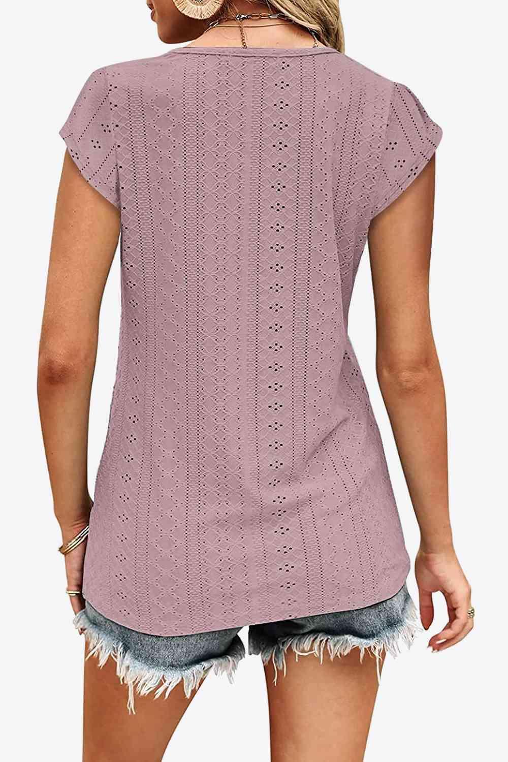 Get trendy with Contrast V-Neck Tee - T-Shirt available at Styles Code. Grab yours today!