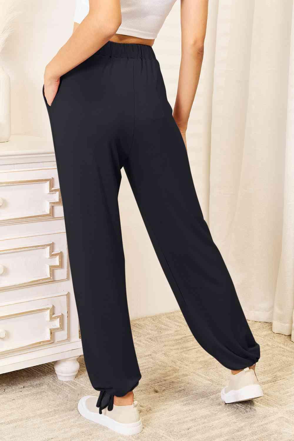 Get trendy with Full Size Rayon Drawstring Pants - Bottoms available at Styles Code. Grab yours today!