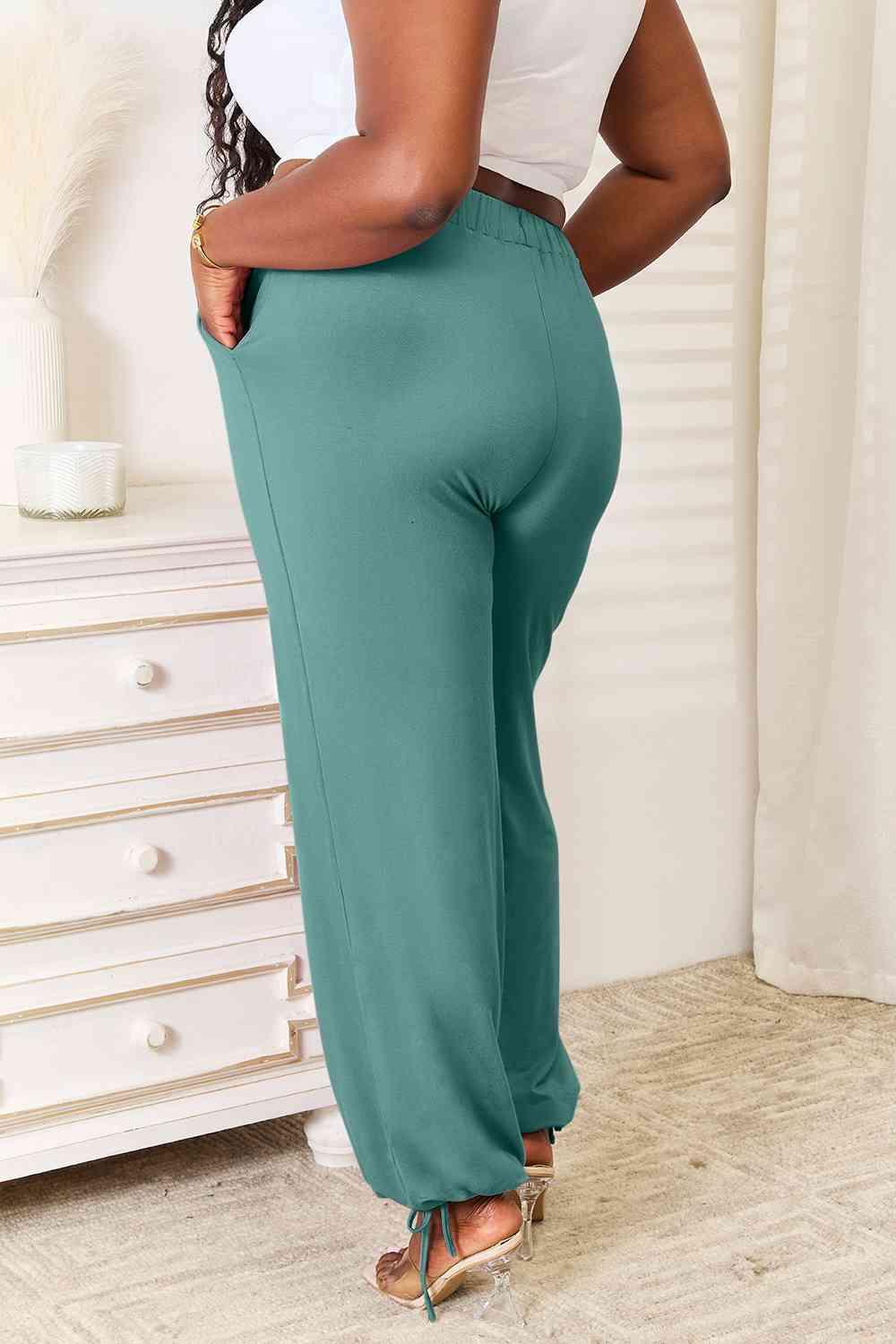 Get trendy with Full Size Rayon Drawstring Pants - Bottoms available at Styles Code. Grab yours today!