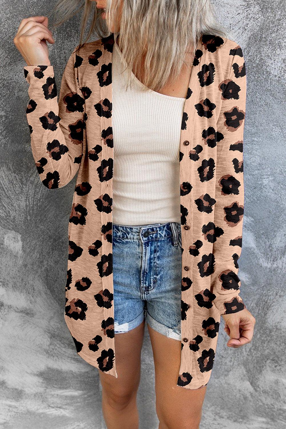 Get trendy with Printed Button Front Longline Cardigan - available at Styles Code. Grab yours today!