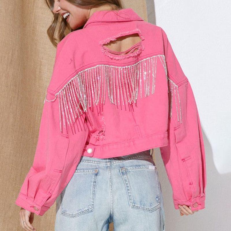 Get trendy with Dropped Shoulder Denim Jacket - Jackets available at Styles Code. Grab yours today!