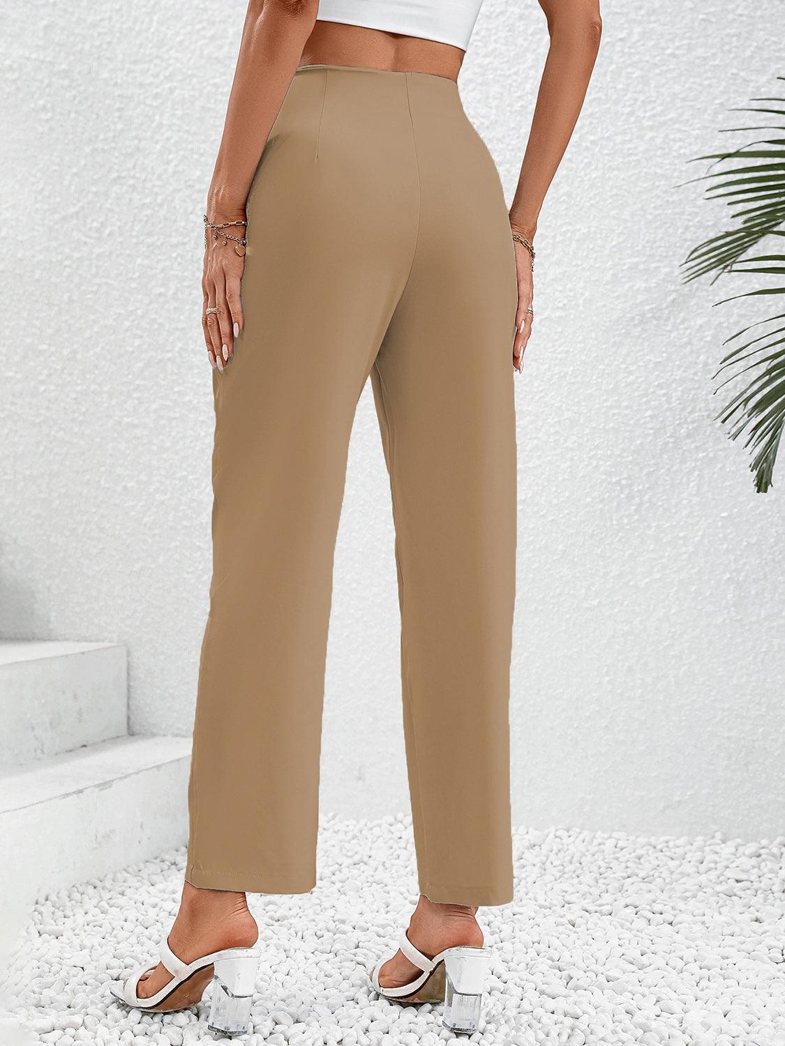 Get trendy with Ruched Long Pants - Bottoms available at Styles Code. Grab yours today!