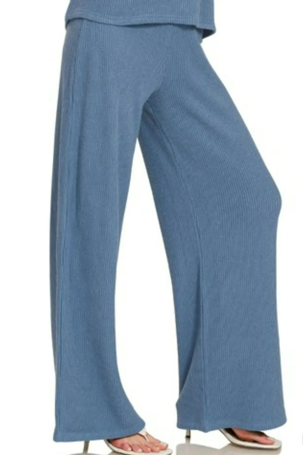 Get trendy with Rolled Sleeve Top and Pants Set - Two Piece Sets available at Styles Code. Grab yours today!