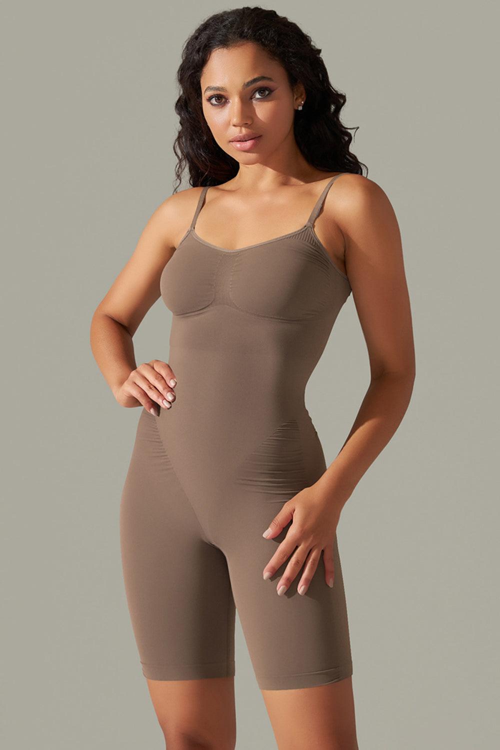 Get trendy with Spaghetti Strap Active Romper - Activewear available at Styles Code. Grab yours today!