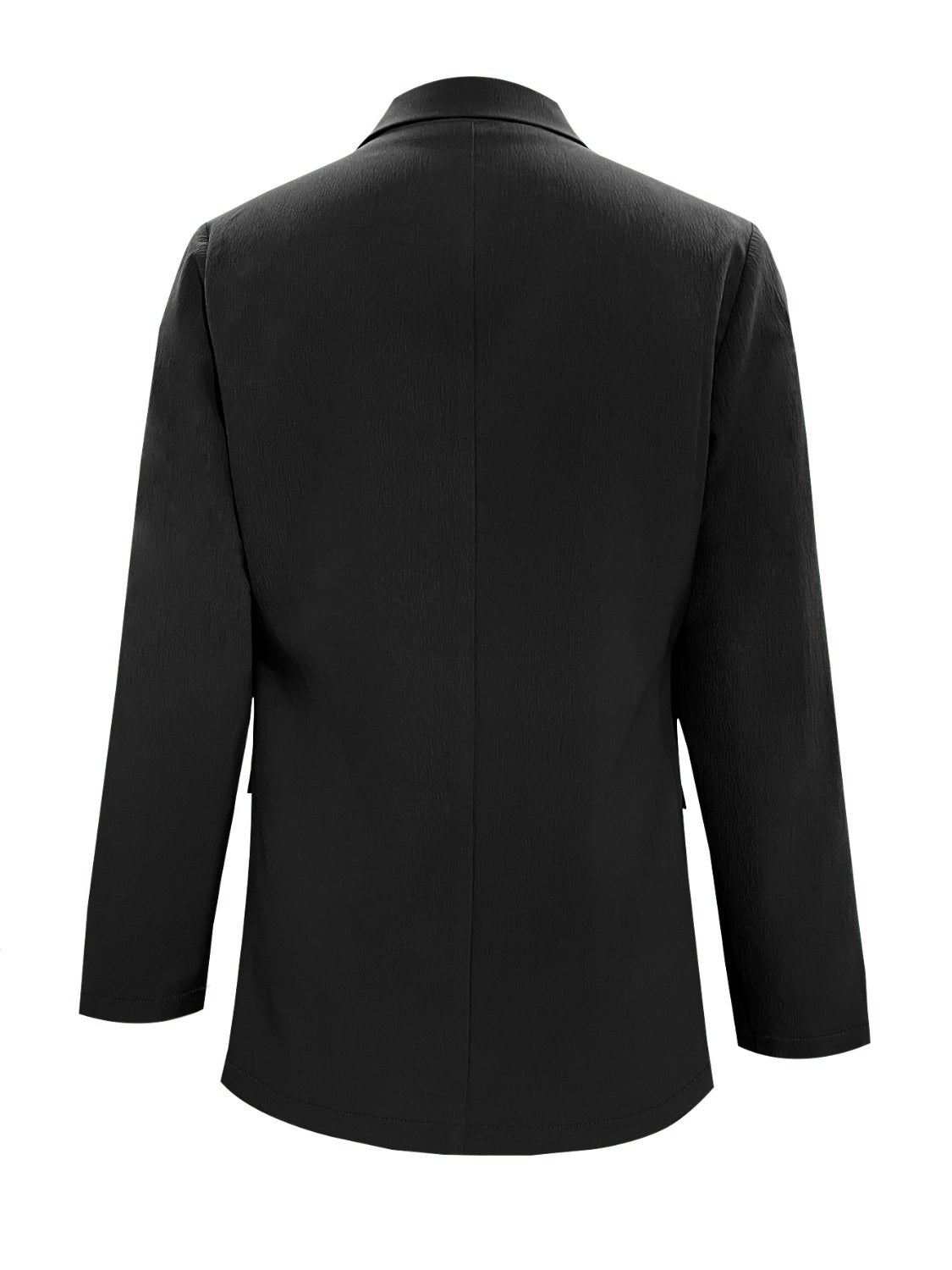 Get trendy with Lapel Collar Long Sleeve Blazer - Blazers available at Styles Code. Grab yours today!