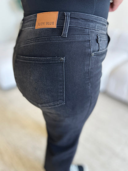 Get trendy with Judy Blue Full Size High Waist Button Fly Jeans - Plus Size available at Styles Code. Grab yours today!