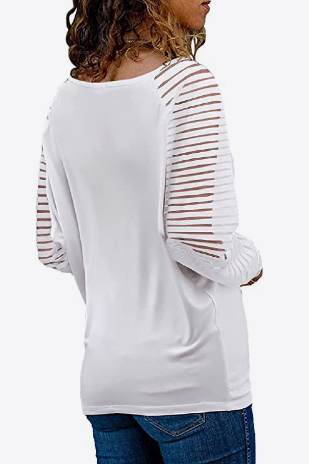 Get trendy with V-Neck Long Raglan Sleeve Top - Blouse available at Styles Code. Grab yours today!