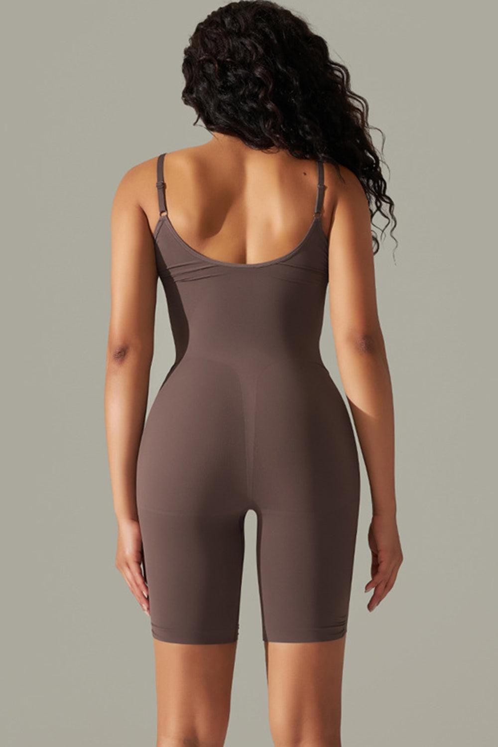 Get trendy with Spaghetti Strap Active Romper - Activewear available at Styles Code. Grab yours today!