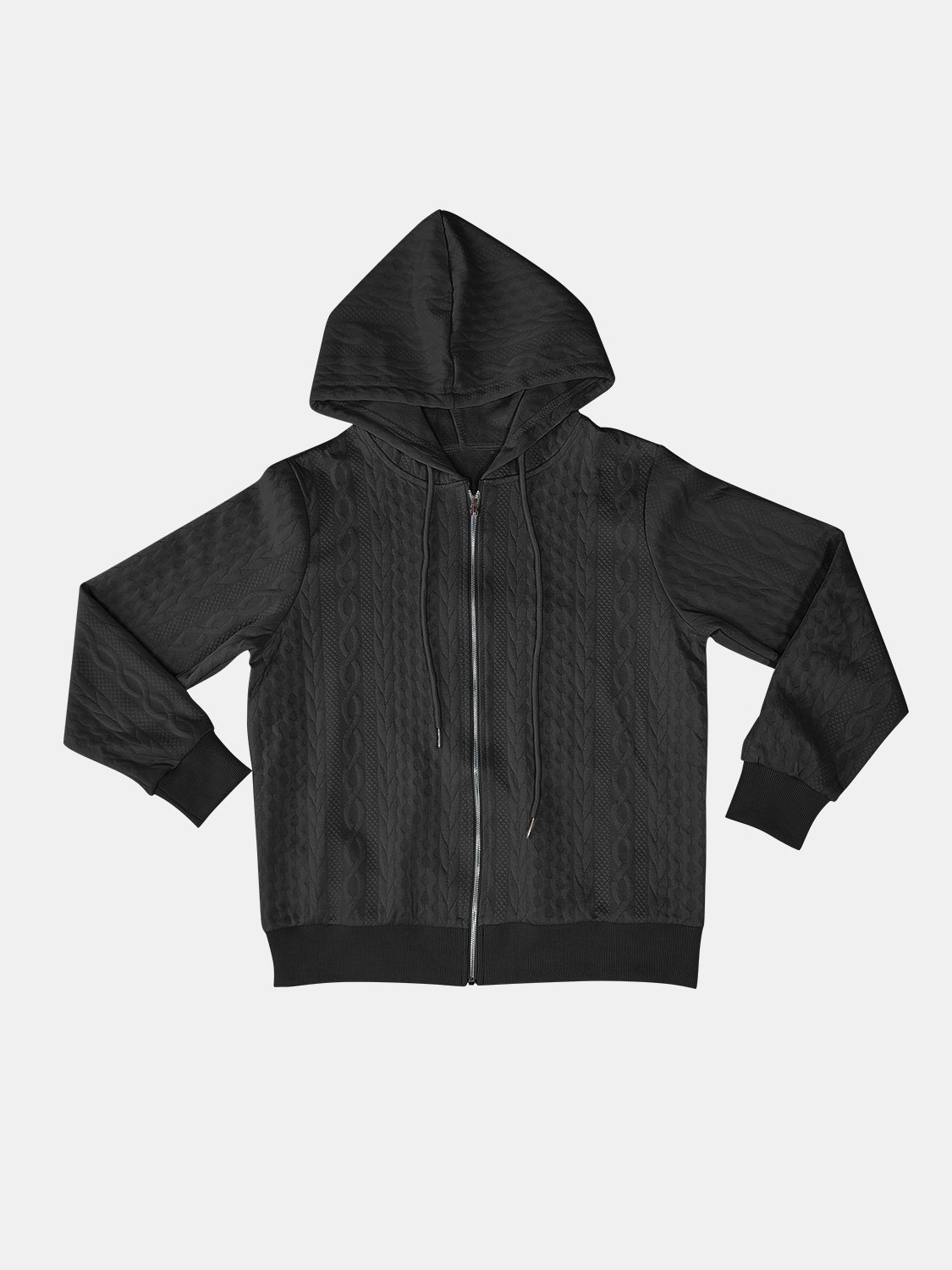 Get trendy with Full Size Zip Up Hooded Jacket - Jackets available at Styles Code. Grab yours today!