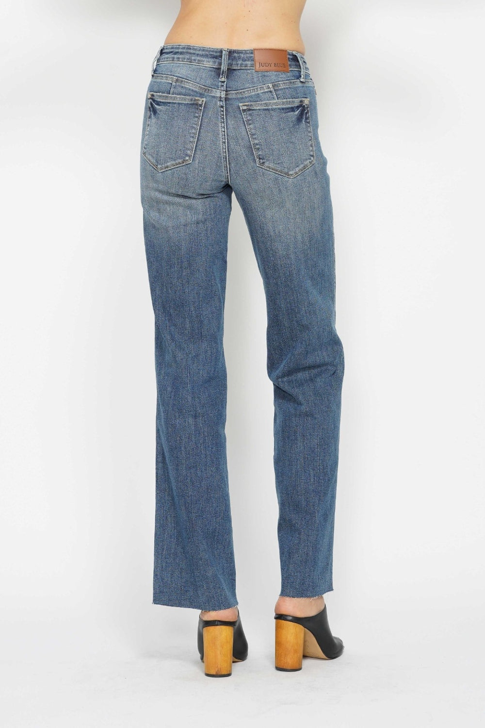 Get trendy with Full Size Tummy Control Straight Jeans - Jeans available at Styles Code. Grab yours today!