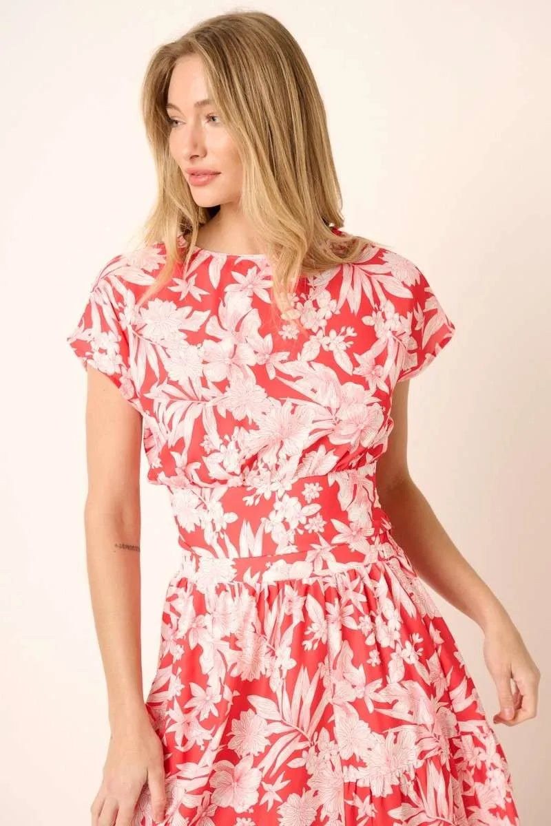 Get trendy with Tropical Print Top and Skirt Set - Two Piece Sets available at Styles Code. Grab yours today!