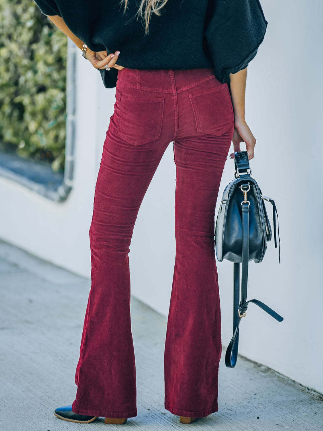 Get trendy with High Waist Bootcut Pants - Pants available at Styles Code. Grab yours today!