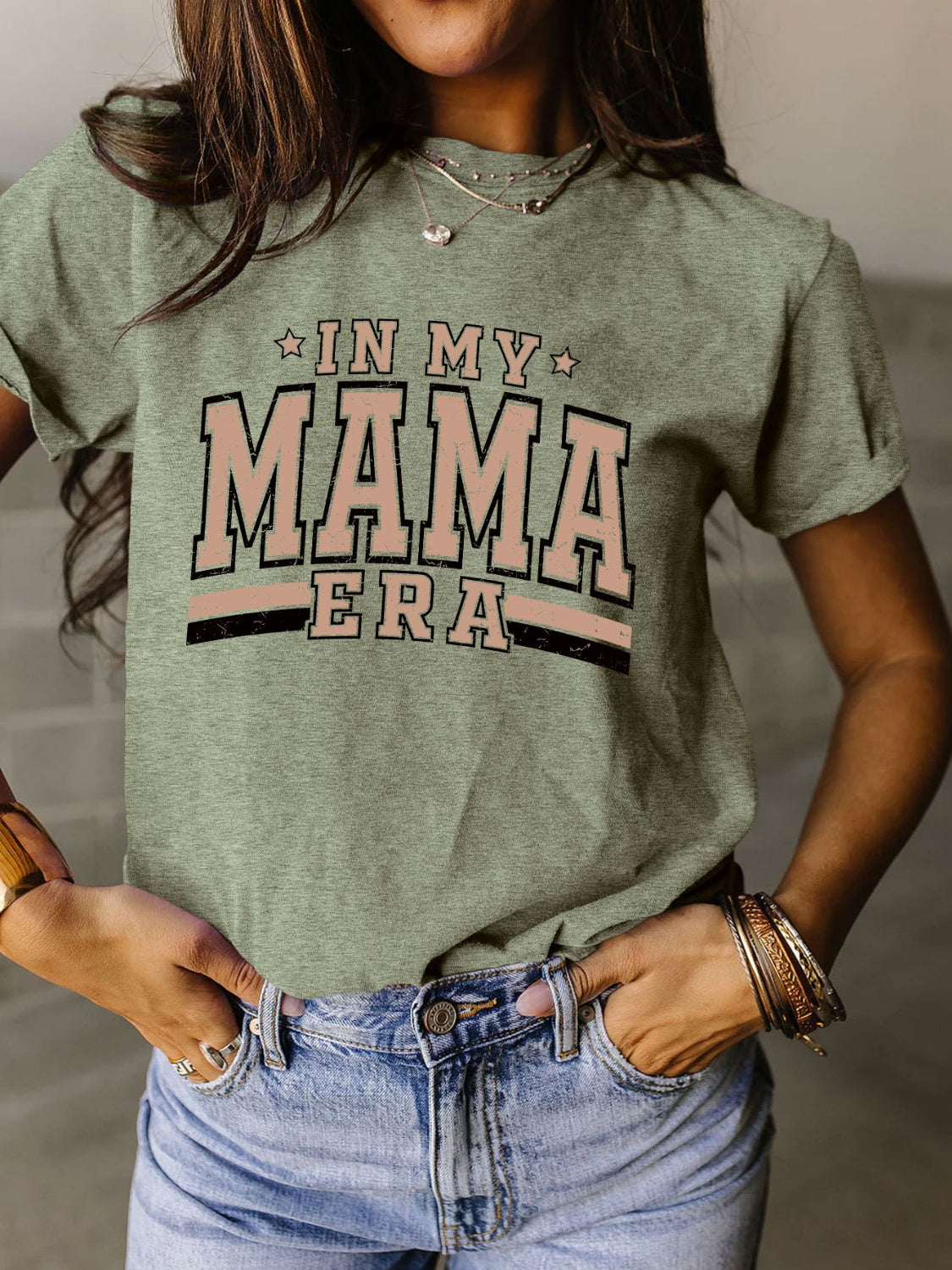 Get trendy with Full Size Letter Graphic Round Neck Short Sleeve T-Shirt - Graphic T-Shirts available at Styles Code. Grab yours today!